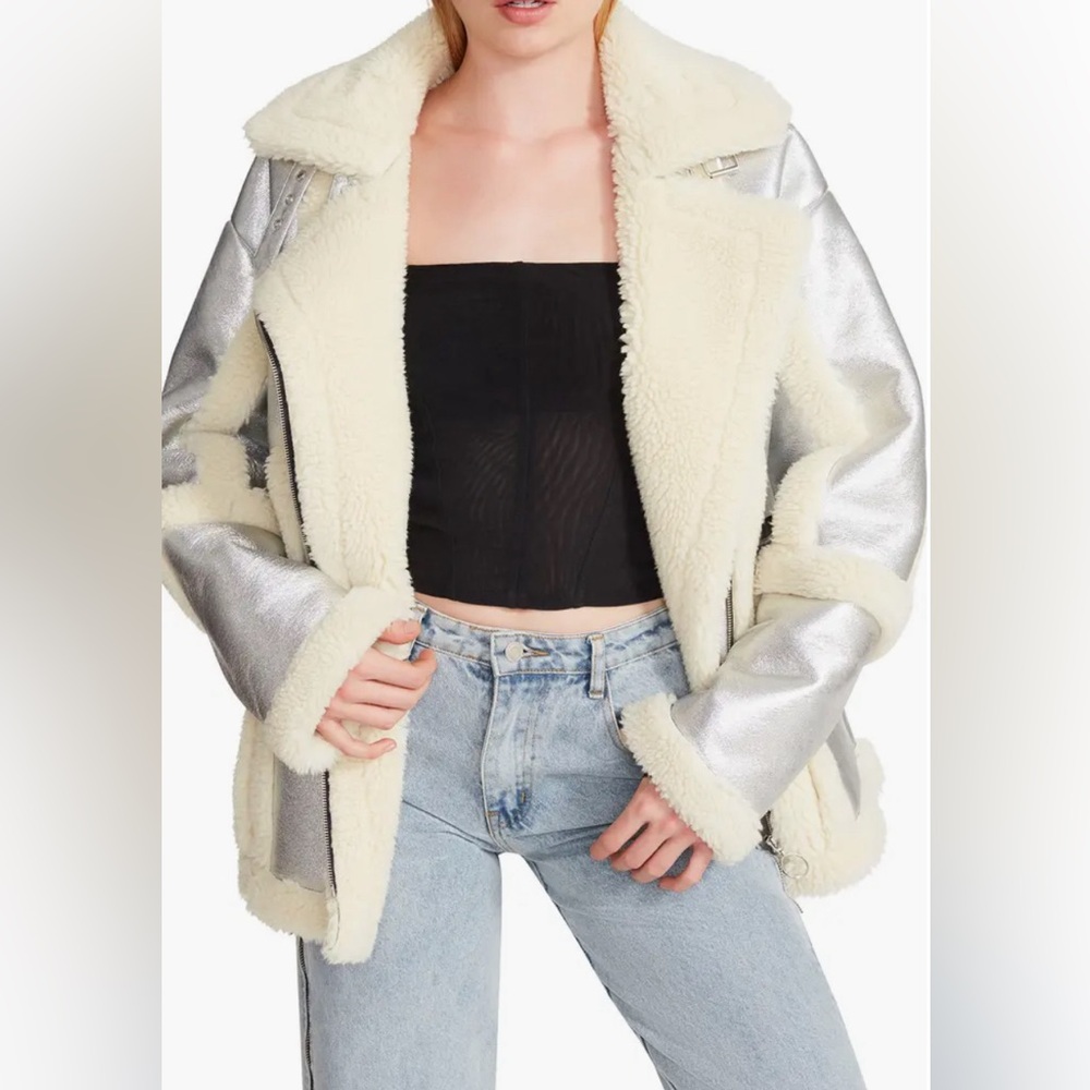 Steve Madden Freeman faux shearling coat